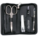 Erbe solingen 5-delt manicure taske sort (erbe9020)