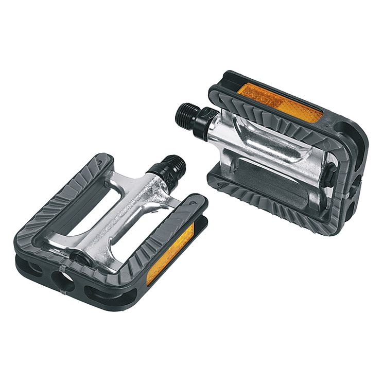 Ergotec pedaler 191 aluminium sort