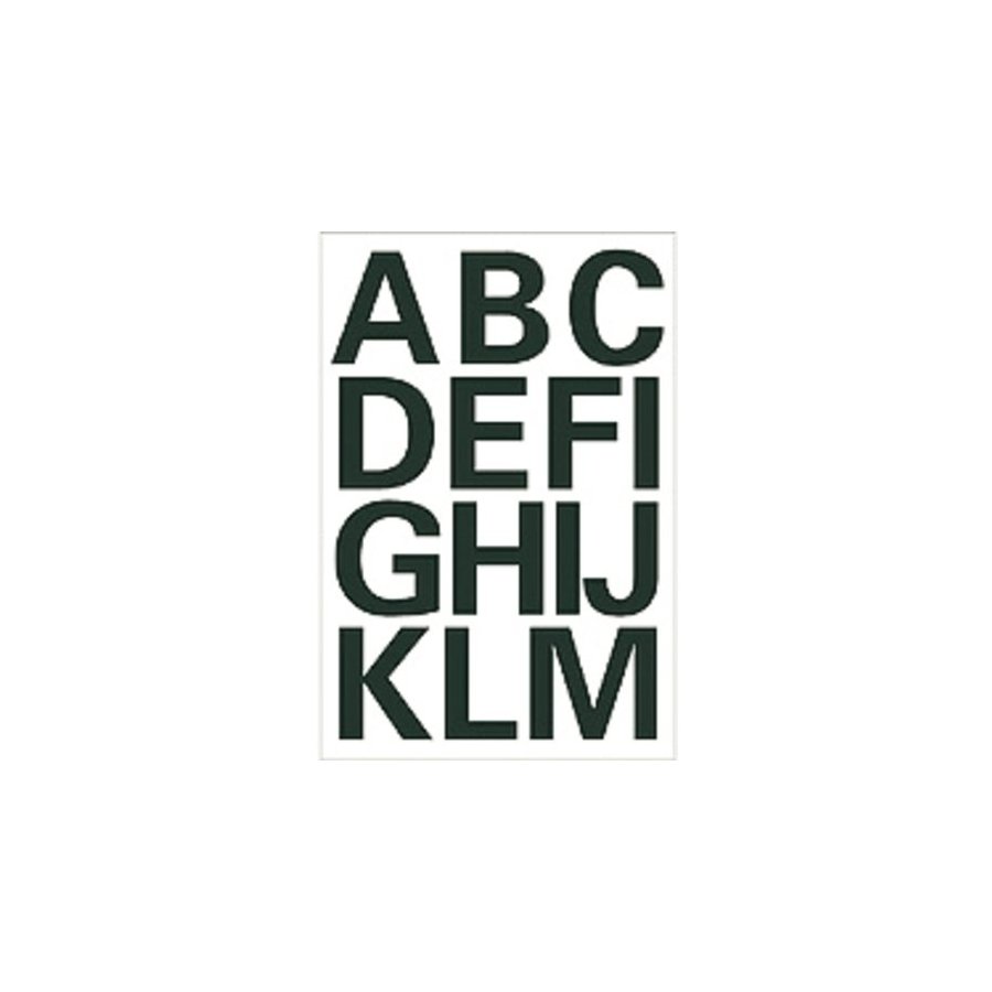Andre mærker - - Sorte bogstaver A -z 25mm