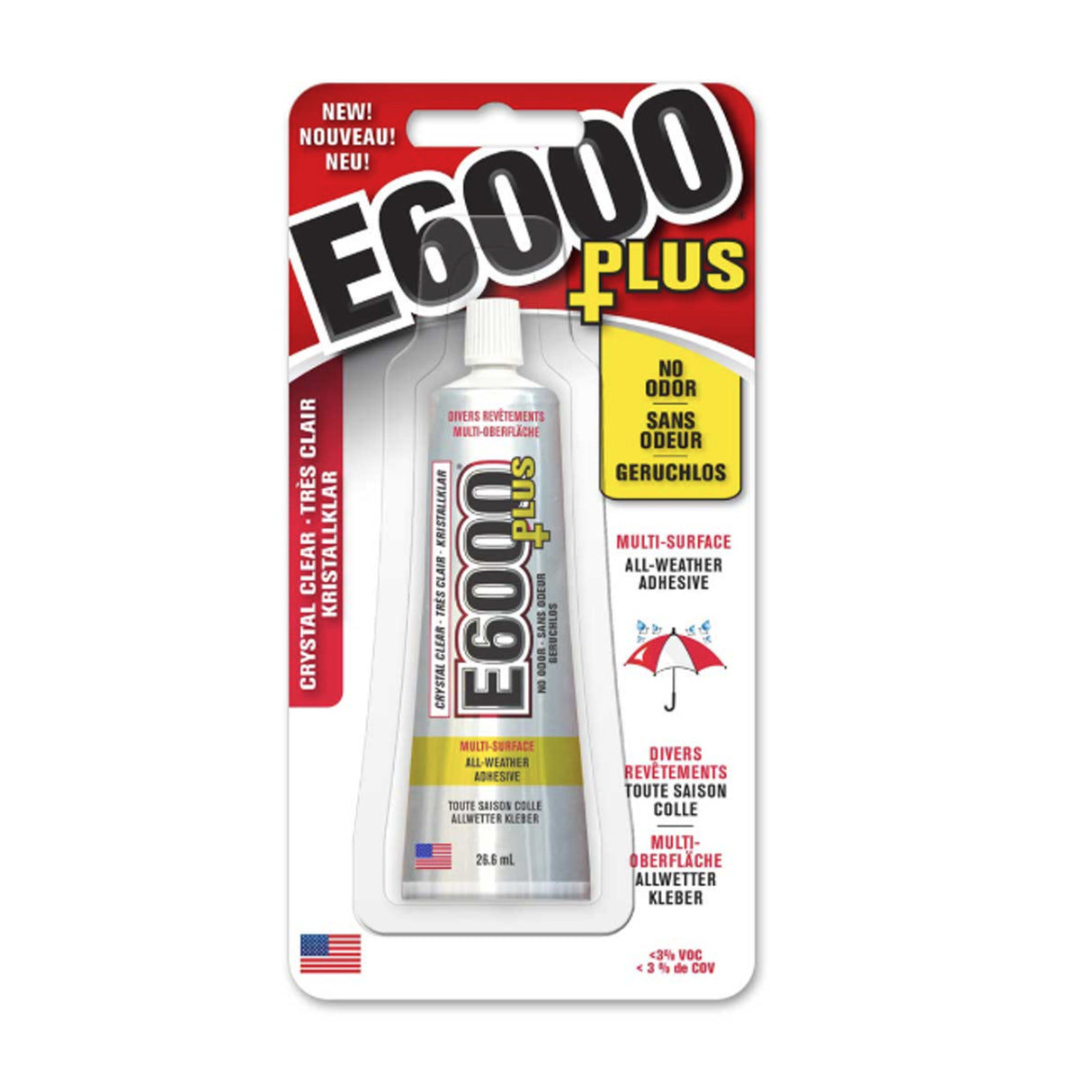 E6000 • plus multi-overflade lim 26,6ml