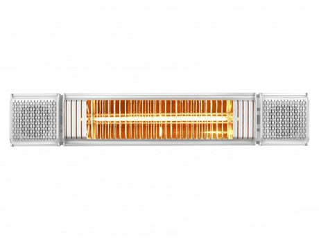 Eurom heat and beat bluetooth terrasverwarmer wit - 334593