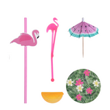 Diverse fremragende husholdningsartikler cocktail shaker sæt flamingo 31-delt