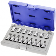 Expert by facom doppen en torx® schroevendraaierdoppenset 1 2 | 16-delig | in koffer | e032907 - e032907