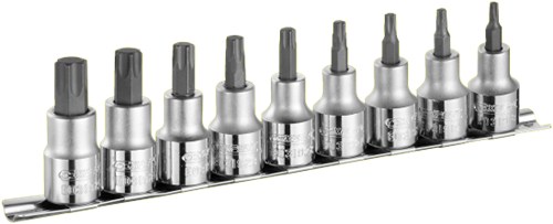 Expert by facom skruetrækker fatningssæt torx® 1 2 | 9-delt | e032936 - e032936