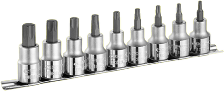 Expert by facom skruetrækker fatningssæt torx® 1 2 | 9-delt | e032936 - e032936