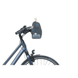 Basil Bohème City Bag- blå, elegant hånd-, skulder- og styretaske, vandafvisende, 8 liter indhold