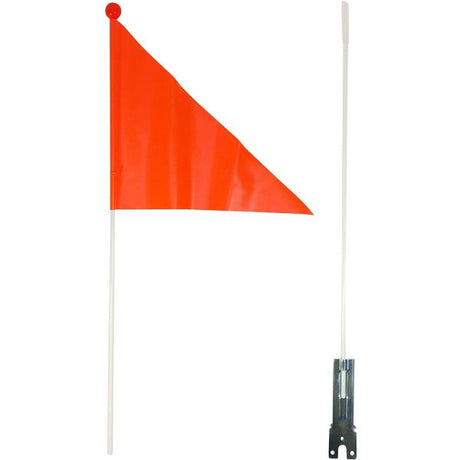 Kantsikkerhedsflag orange - delbart