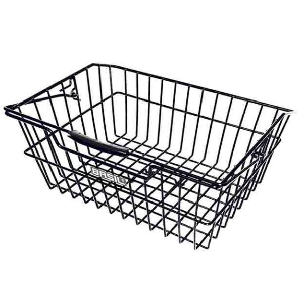 Basil Cairo Luxury - Bicycle Basket - På bagsiden - Sort