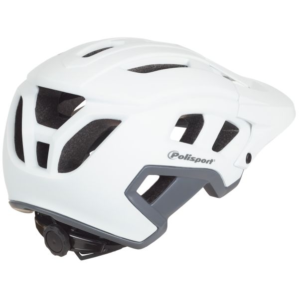 Polisport Mountain Pro Bicycle Helmet L 58-61 cm hvid grå