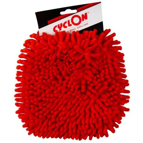 Vask handskemikrofiber rød