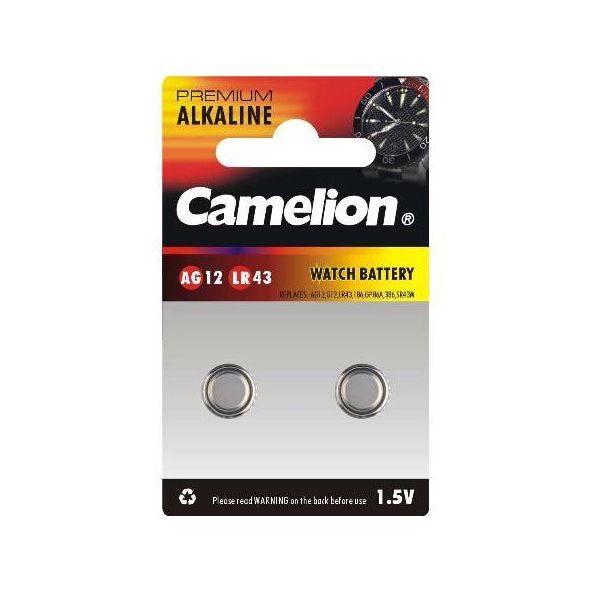 Camelion Battery V12GA - LR43 (2 -stykker)
