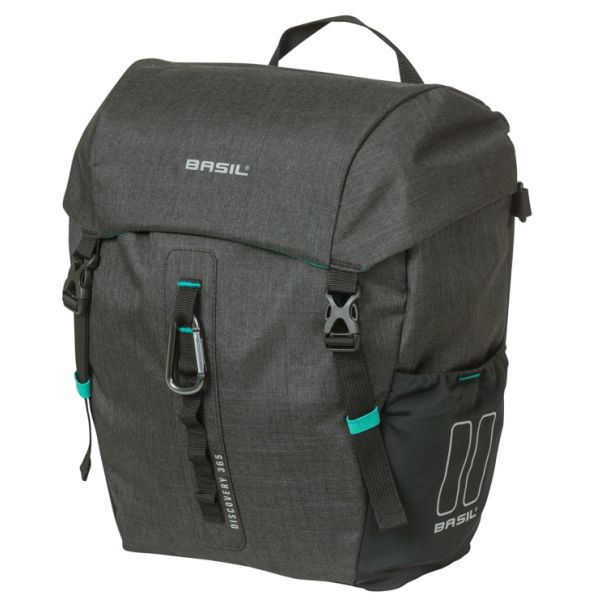 Basil single bag discovery 365d m mik 9l 12 x 25 x 33 cm - sort