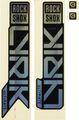 RockShox-mærkatsæt til Lyrik Ultimate Axle af 2023-modellen