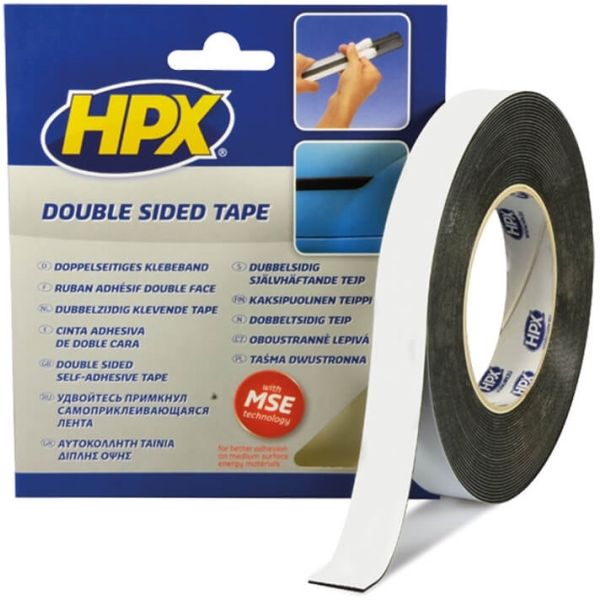HPX dobbelt -sidet bånd - 12 mm x 10 meter