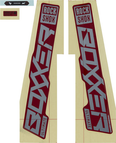 Rockshox klistermærkesæt til boxxer ultimate - 2021 model