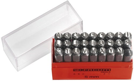 Facom 292a sæt med 26 hulbogstaver 8mm - 292a.8