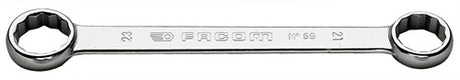 Facom 59 rechte 12-kantringsleutels, metrische maten 14x15mm l100mm - 59.14x15