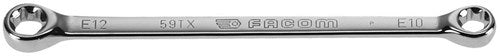 Facom 59tx ringnøgler med torx ring e10 x e12 - 59tx.10x12