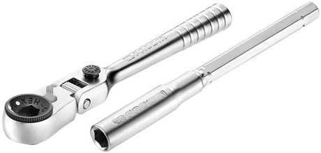 Facom kompakt skralde 1 4'' med fleksibelt hoved 180° - r.180pb