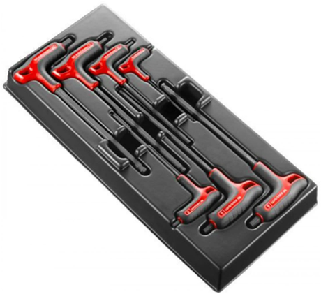 Facom unbrakonøgler 6 side, T-formet ergo kuglehoved 7mm