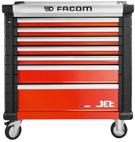 Facom jet gereedschapswagen 7 laden m4 rood - jet.7m4a