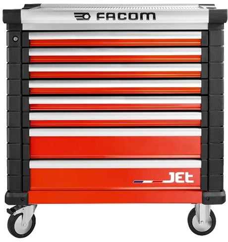 Facom jet værktøjsvogn 8 skuffer m4 rød - jet.8m4a - jet.8m4a