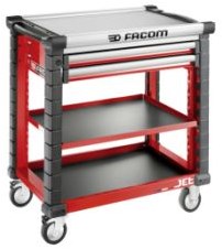 Facom jet werkplaatswagen 3 planken 2 lastet m4 rood - jet.uc3s2dm4a - jet.uc3s2dm4a
