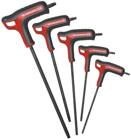 Facom modul | 5 stk | unbraconøgler - torx unbrakonøgler | pistol - 89txa.pb