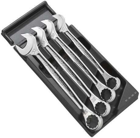 Facom-modul med 4 kombinationsnøgler med OGV-profil; store størrelser 27 til 30 og 32 mm - mod.440-2pb