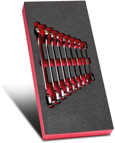 Facom-modul med 9 gaffelnøgler fra 6 til 24 mm