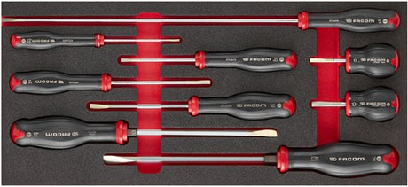 Facom skummodul med 9 protwist® skruetrækkere - modm.at4pb