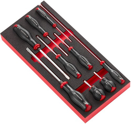 Facom skummodul med 9 protwist® skruetrækkere - modm.at4pb