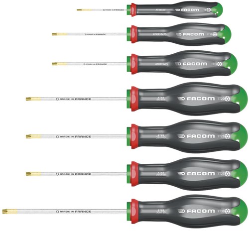 Facom skruetrækkersæt | torx | 7-delt - atxr.j7pb