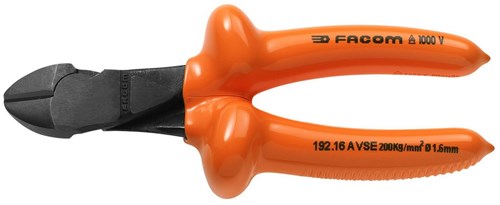 Facom sideskærer hårdtråd, isoleret 180mm - 192.18avse