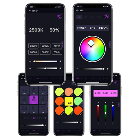 Falcon Eyes RGB LED LAMP POCKELITE F7 II