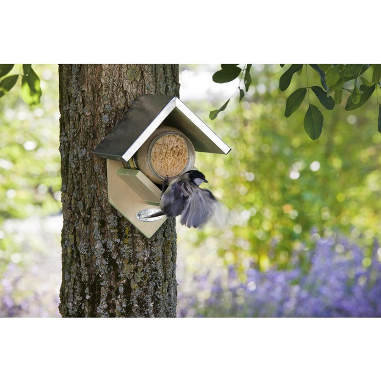 Esschert design peanutbutter fuglefoder 15x13x20cm grantræ zink