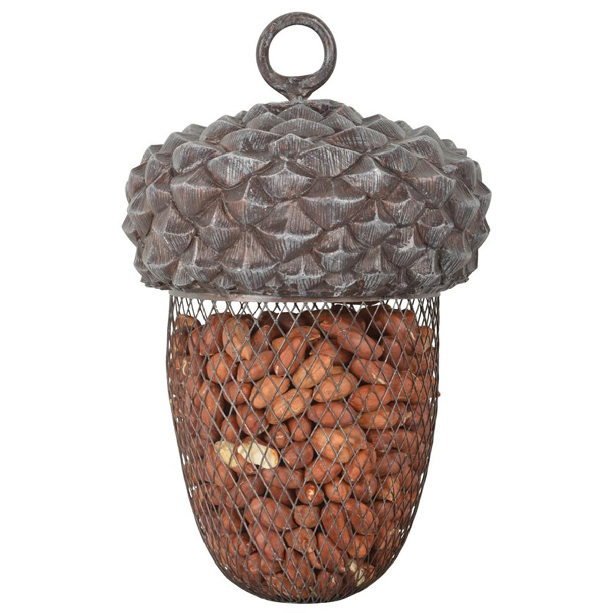 Esschert design madbøjle agern metal polyresin 14x22cm