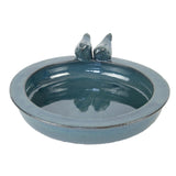 Esschert design fuglebad keramisk rund benzin