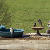 Esschert design fuglebad keramisk rund benzin