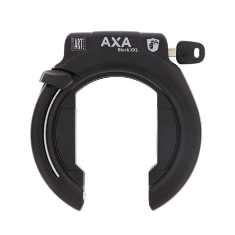 Axa XXL Black Ring Lock + Saddle Bag + Ulc100 halskæde