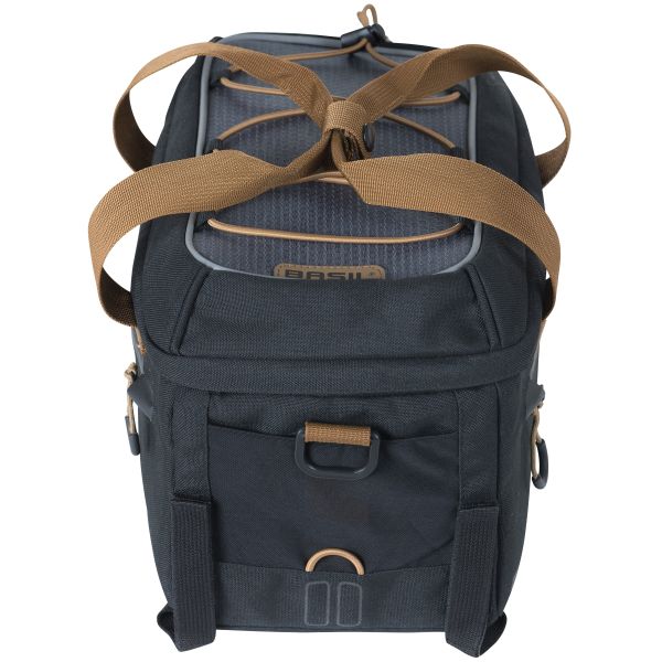 Basil Miles Trunkbag - Bagageadfærdstaske - Unisex - Cykler - Sort