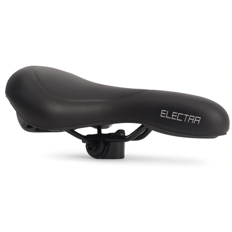 Edge Bicycle Saddle E -Cykel Electra med håndtag og opbevaringsplads til Apple Air Tag - Sort