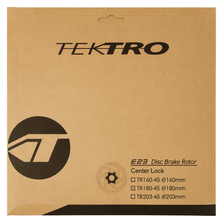 Tektro bremseskive TR-45 bremserotorer F.HD-T390 180mmx2,3mm center L