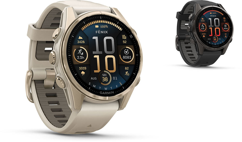 Garmin fēnix® 8 - 43 mm amoleret safir - GPS multisport