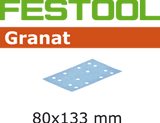 Festool tilbehør granat stf 80x133 p40 gr 10 slibelister | 497127