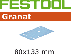 Festool tilbehør granat stf 80x133 p40 gr 10 slibelister | 497127