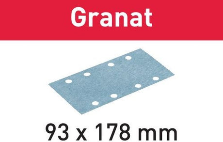 Festool tilbehør granat stf 93x178 p100 gr 100 slibebånd | 499633