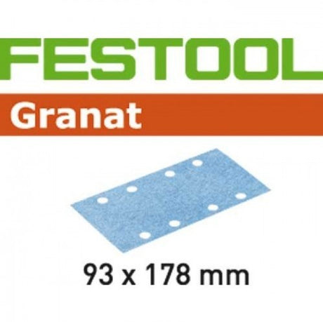 Festool tilbehør granat stf 93x178 p40 gr 50 slibelister | 498933