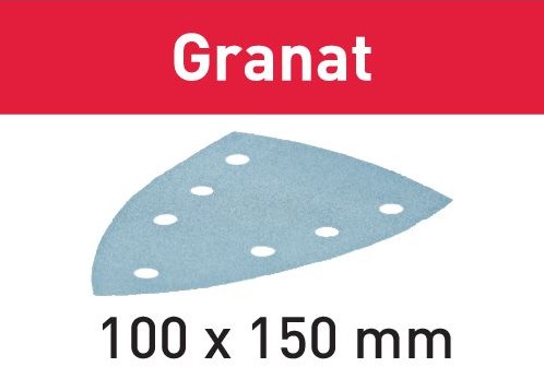 Festool tilbehør granat stf delta 7 p120 gr 100 slibeplader - 497138