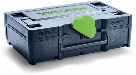 Festool tilbehør micro-systainer t-loc systainer³ sys3 xxs 33 bl (tom) - 205399